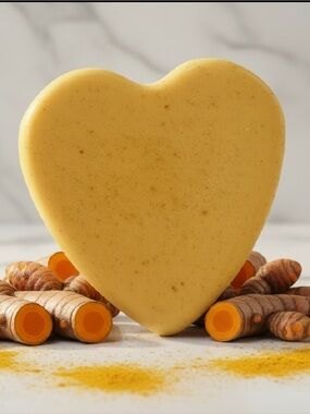 Naturalz Botanical Turmeric Heart Herbal Soap Bar